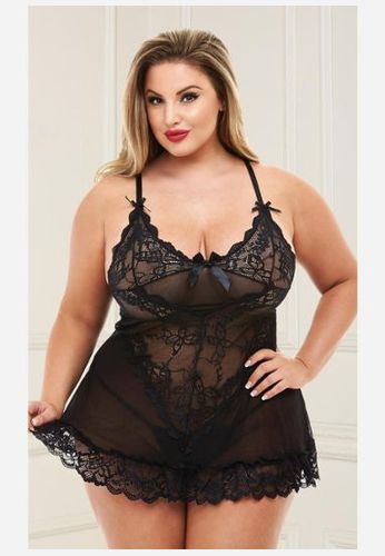 Olivia plus size nachtpon