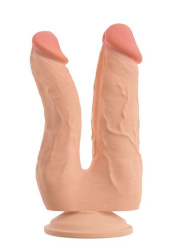 Flexible Realistic Double Dildo for Strap On Harness