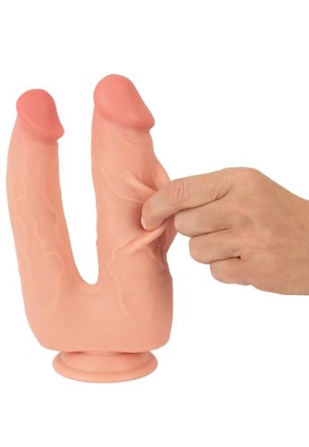 Flexible Realistic Double Dildo for Strap On Harness