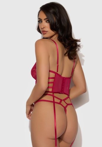 Conjunto de corpete Bianca plus size