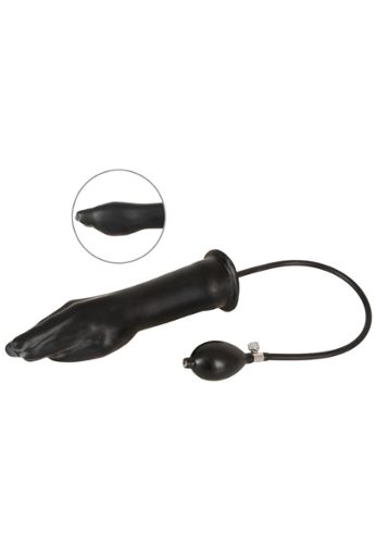 Inflatable Latex Hand-Shaped Dildo 25 cm