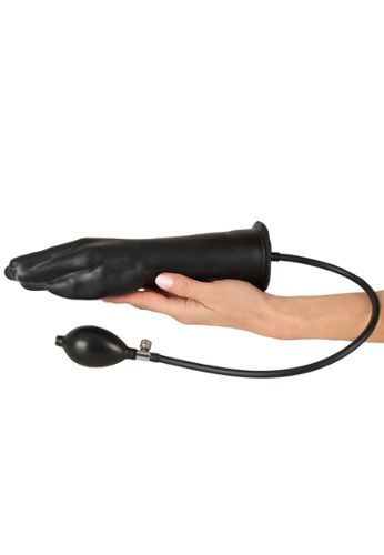 Inflatable Latex Hand-Shaped Dildo 25 cm
