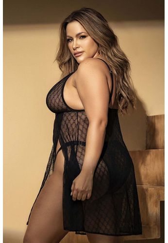 Babydoll grande com fenda nos dois lados
