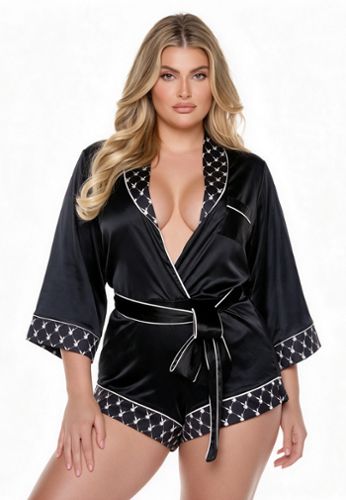 Mono Playboy talla grande con logo Bunny