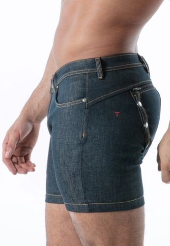Sexy Herren-Shorts aus Jeans mit abnehmbarem Rückenteil