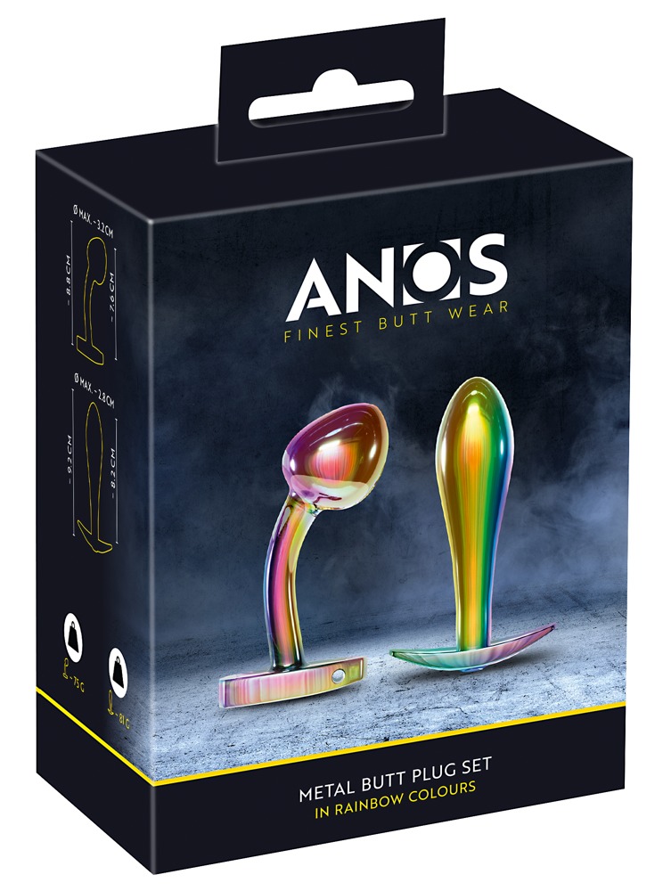 Set Duo Plugs Anaux Rainbow - Anal and Prostatic Pleasure