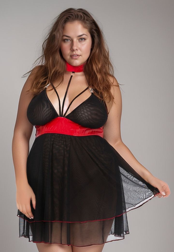 Camisa de noite Devil Inside