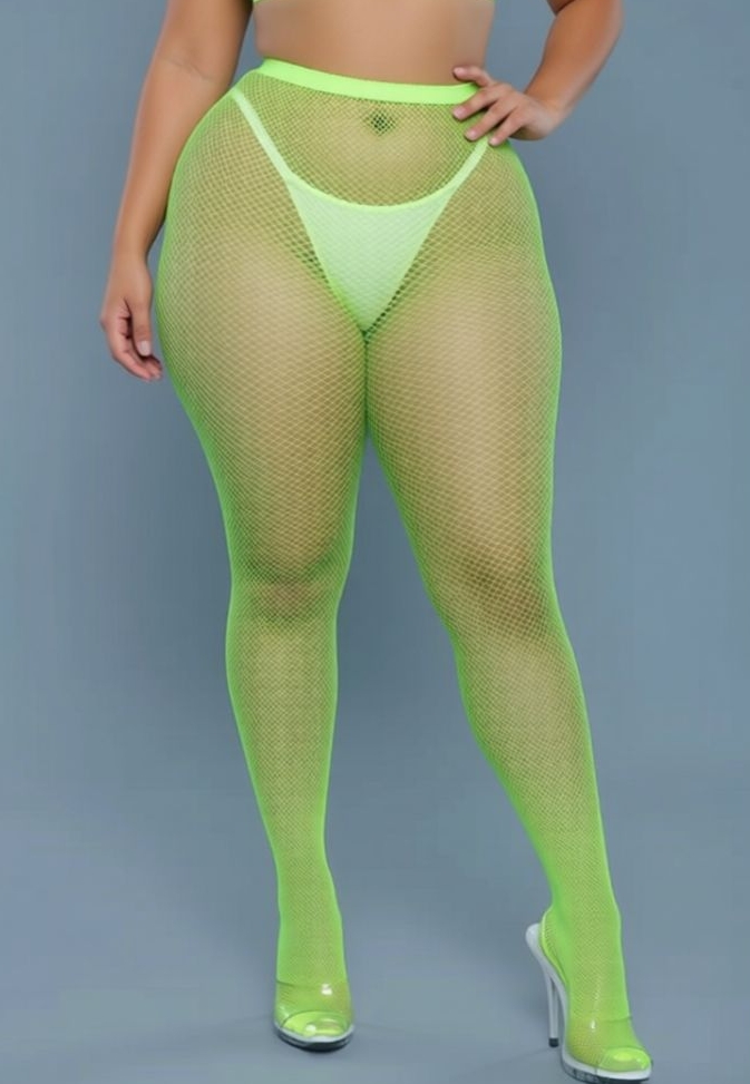 Netzstrumpfhose mit Hoher Taille - Unglaubliche Farben
