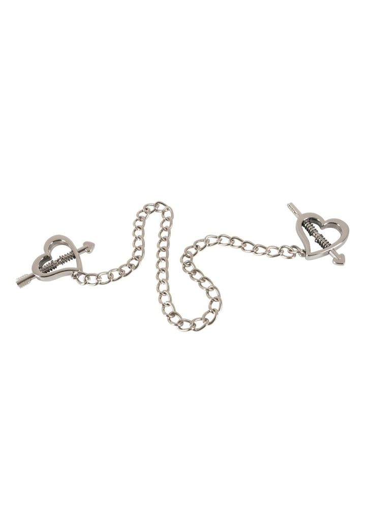 Chain and nipple clamps Heart