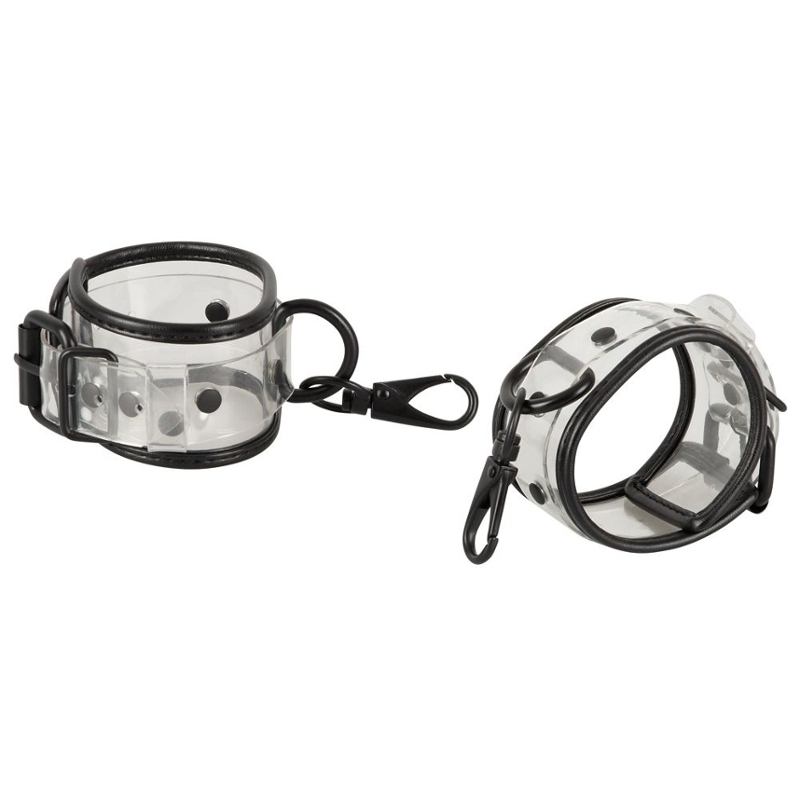 Transparent handcuffs