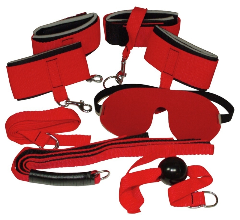 Kit de Bondage rouge et noir