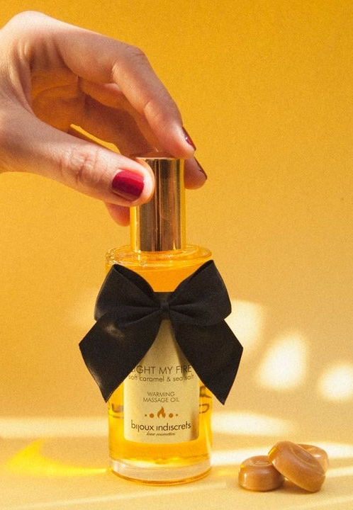 Óleo de massagem de caramelo