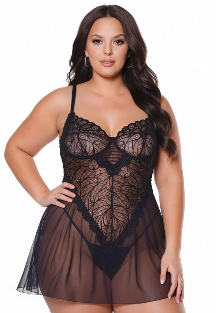 Babydoll Vitaa - Excelente suporte para o busto