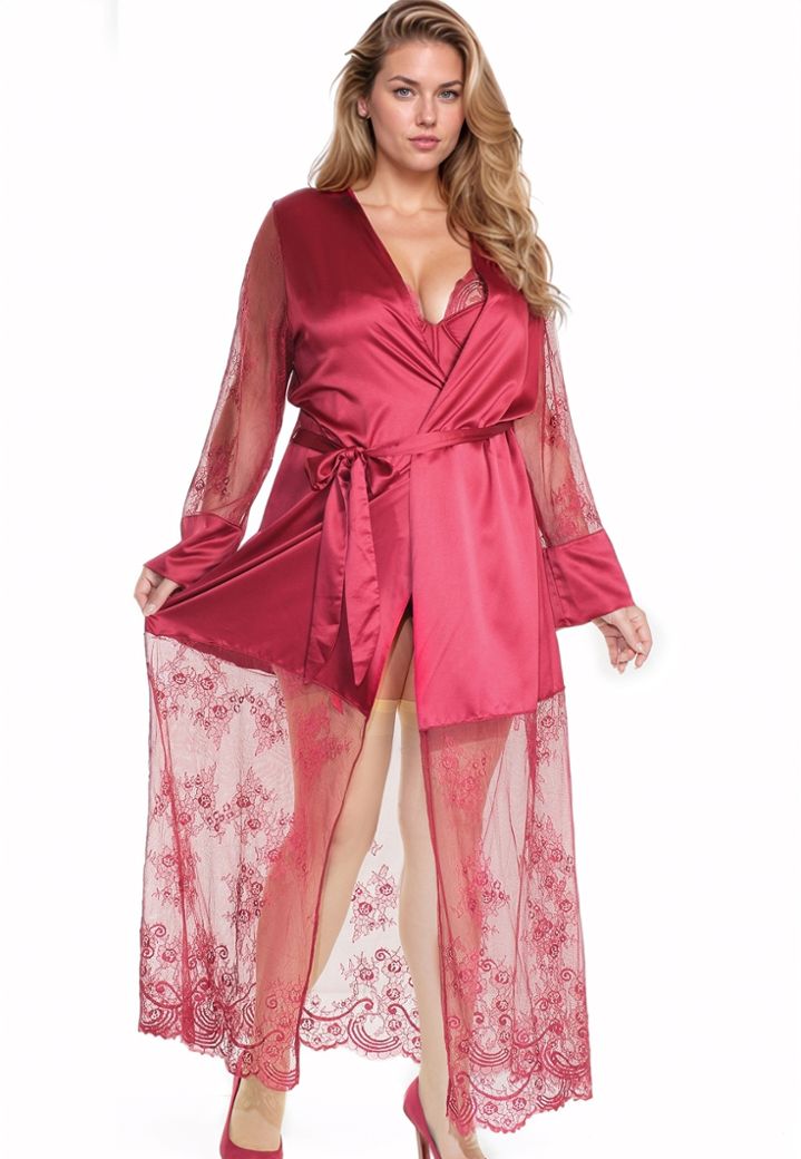 Long kimono Lovely Red