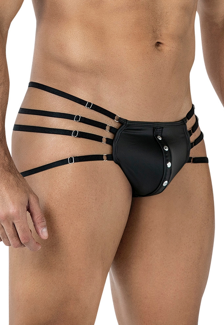Minimalistische heren string voor een strakke, gedurfde lijn