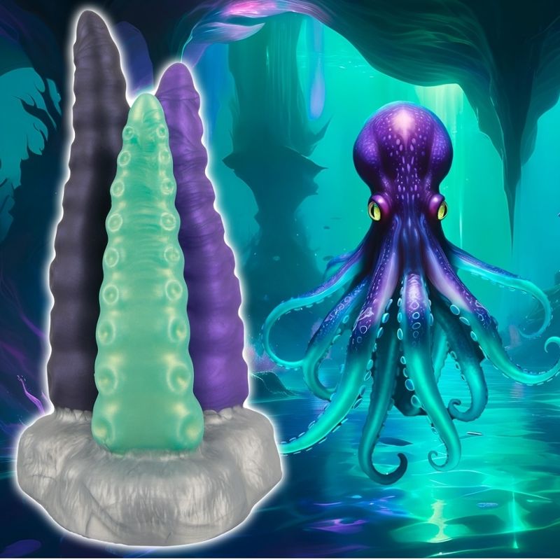Triple Tentacle Dildo Fantasy Tentacule