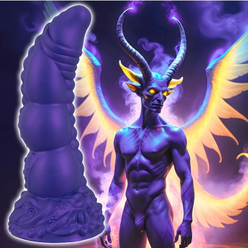 Demon of Desire Metallic Fantasy Dildo