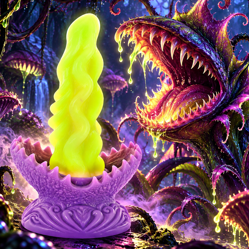 Passionate Plant Dildo Lumineux Créature Fantastique