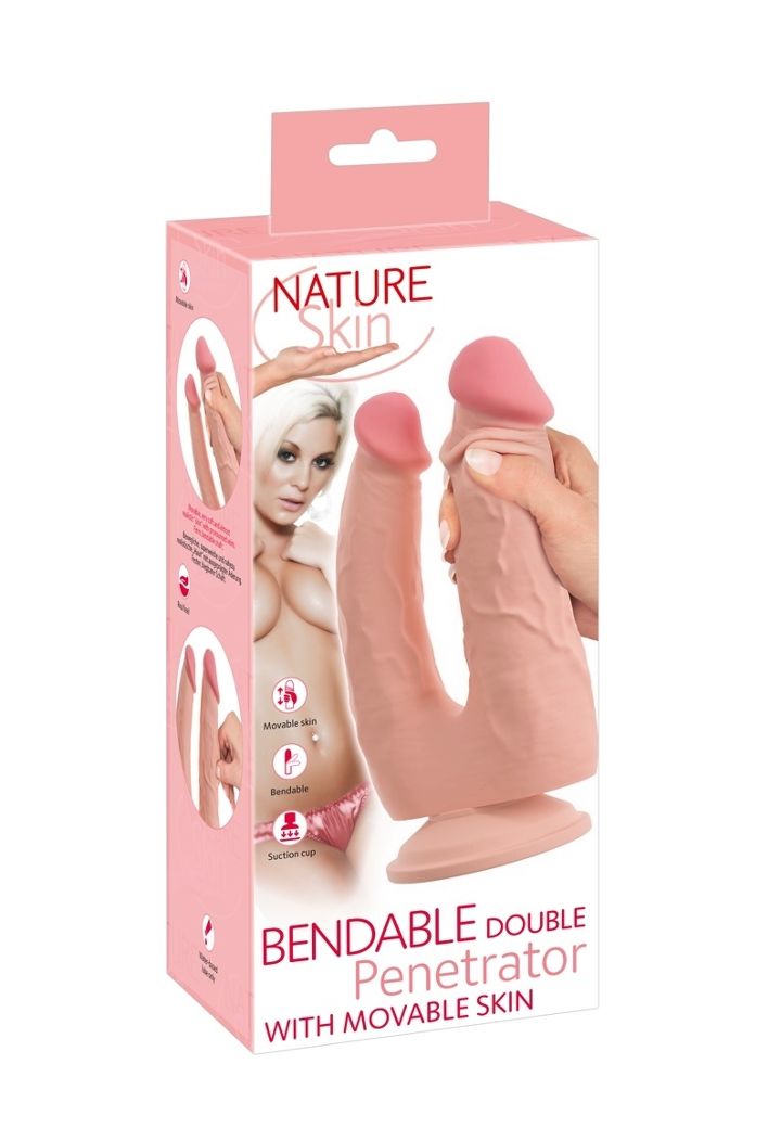 Flexibele Realistische Dubbele Dildo voor Strap On Harnas