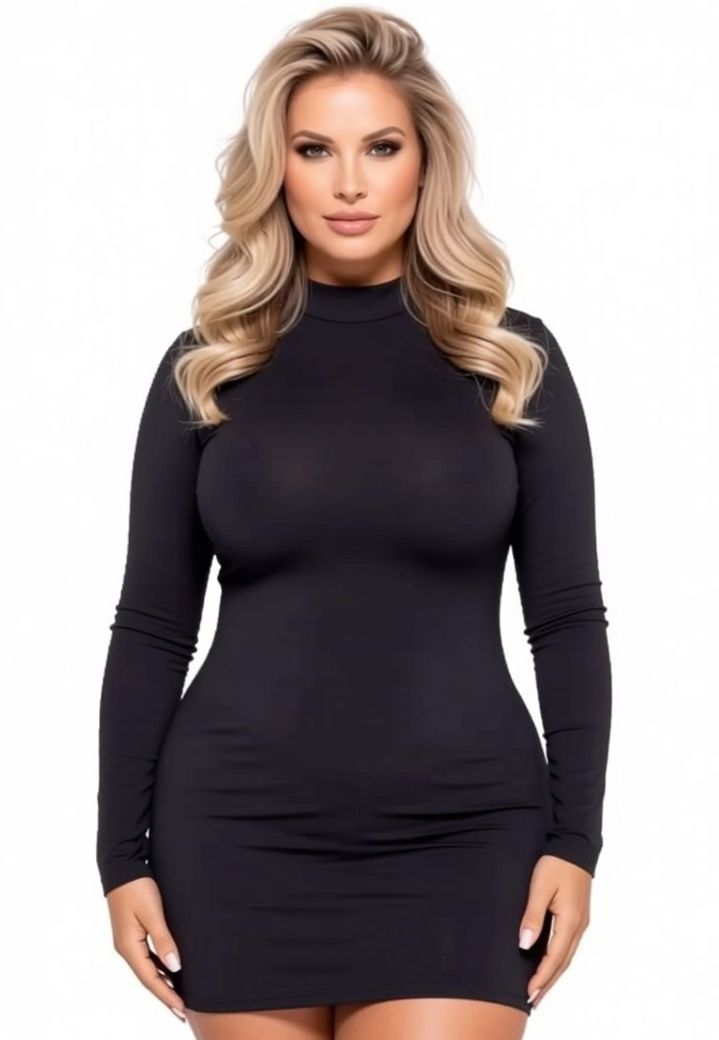 Robe courte noire dos nu avec chaînes dorées