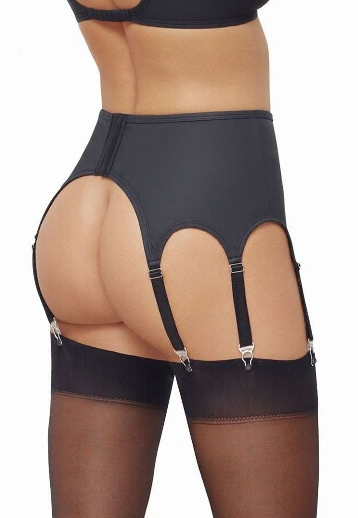 Porte-jarretelles Midnight Elegance - Sophistication mate et maintien parfait