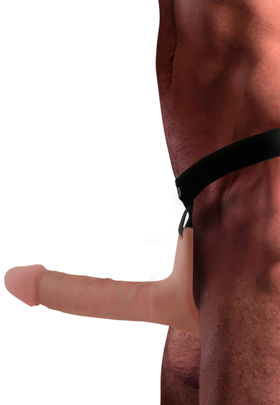 Imbracatura cava in silicone 16 cm - Comfort e piacere