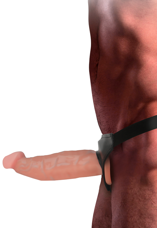 Intense Hollow Harness με Dildo σιλικόνης 18cm - Για αισθησιακή κυριαρχία