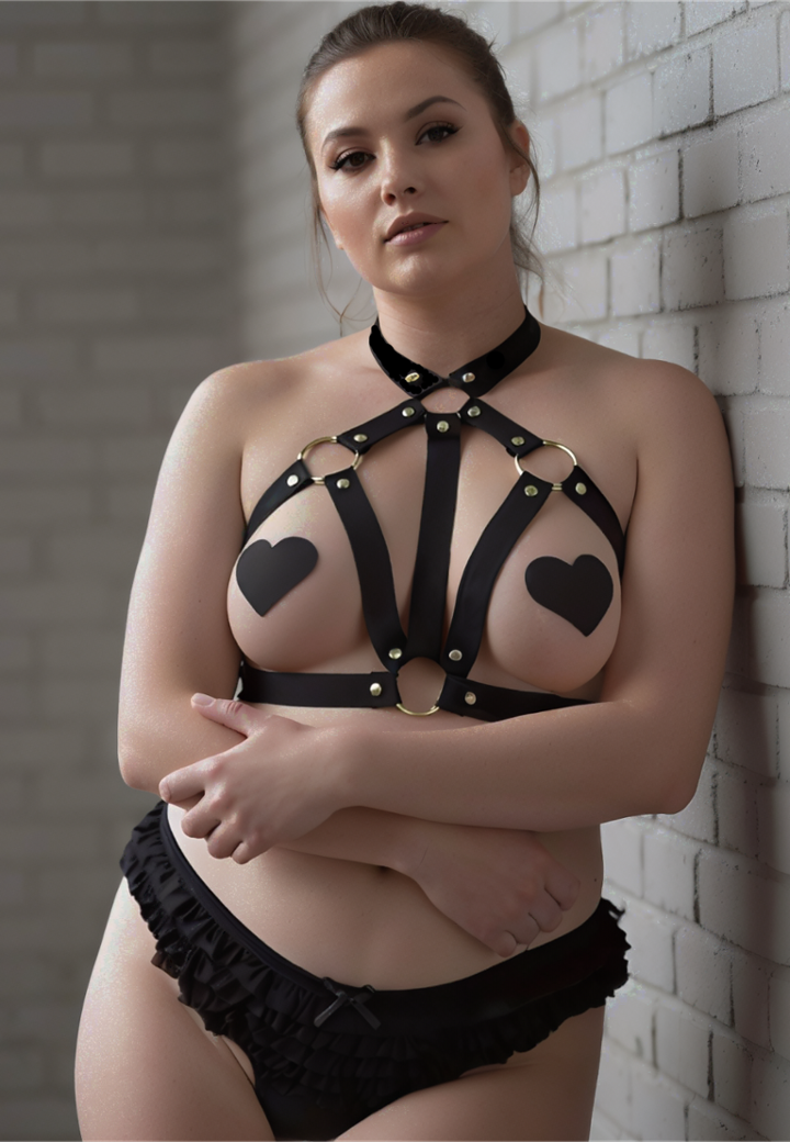 Elastische Body Harness Daisy : Geometrisch Ontwerp