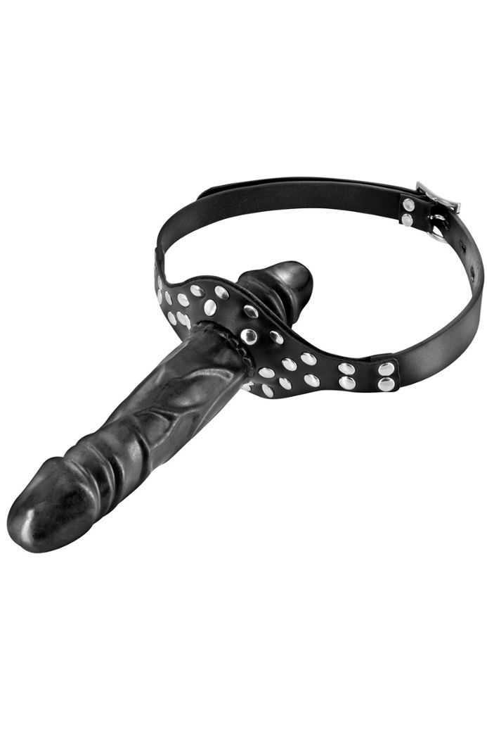 Baillon double gode noir