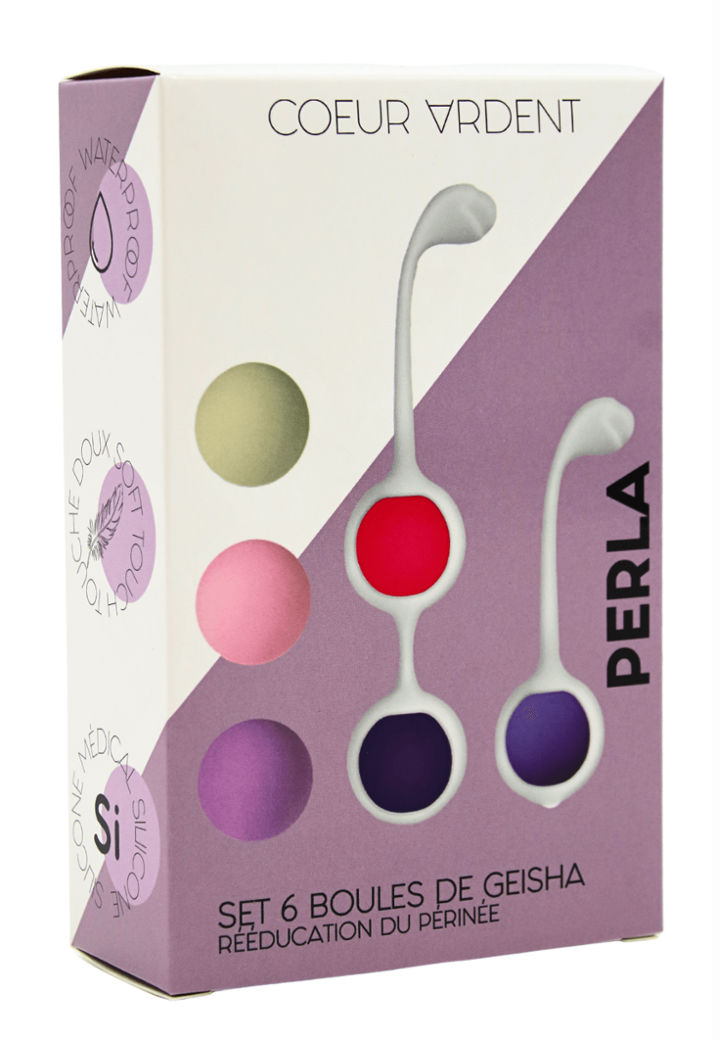 Set de boules de Geisha PERLA (6 pièces, poids progressifs)