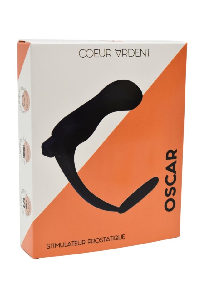 Stimulateur de prostate OSCAR avec cockring (10 modes)