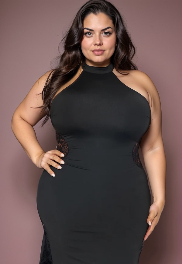 Vestido com fenda Ivana