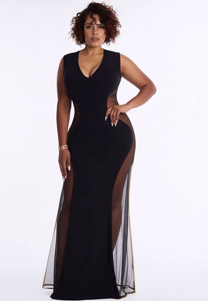 Long Hourglass Dress
