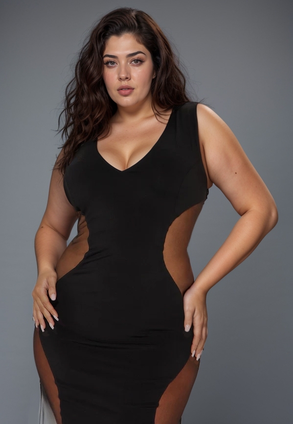 Μακρύ φόρεμα κλεψύδρα