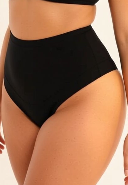 Black high-waisted panties - Timeless Sculpting Elegance