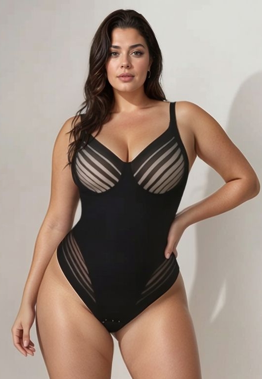 Zwarte netbody - Perfecte ondersteuning en verleiding