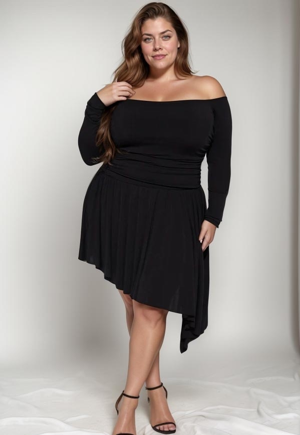 Vestido curto de fuga