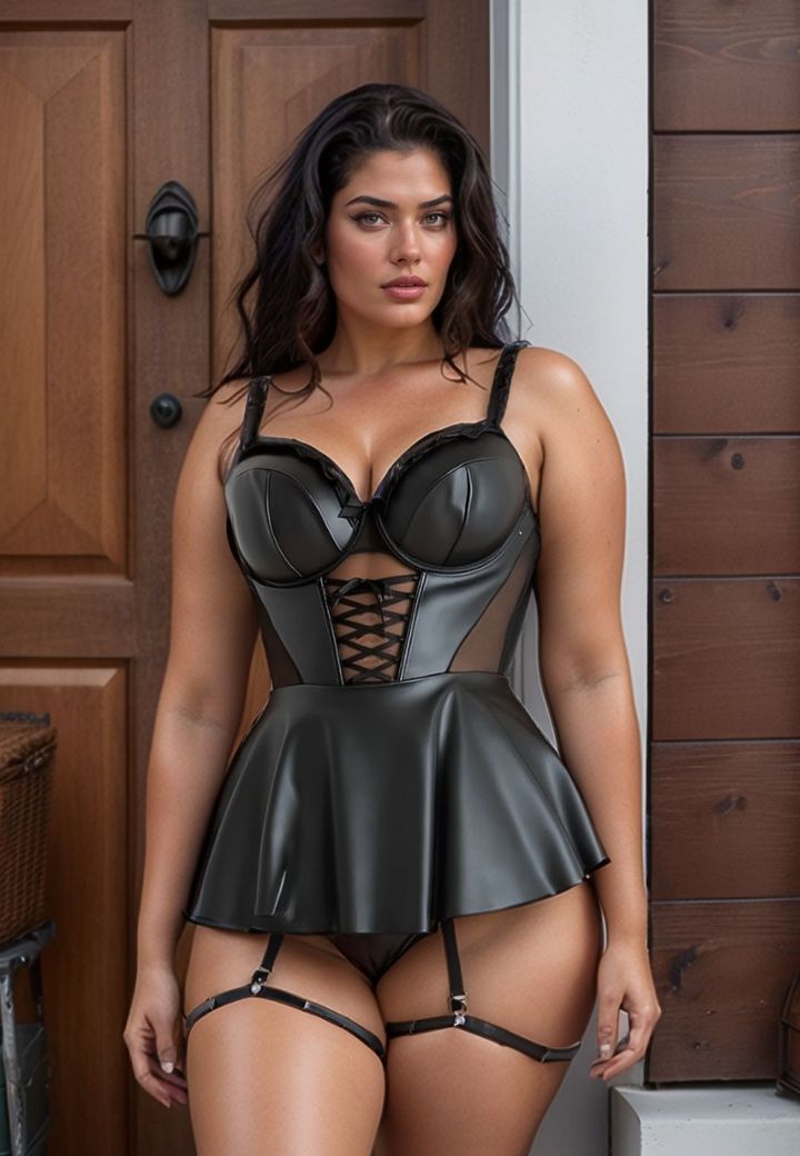 Robe Corset Éco-Cuir - Glamour Rock Irrésistible