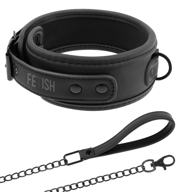 Fetish leash and collar