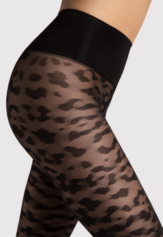 Collants adelgaçantes leopardo