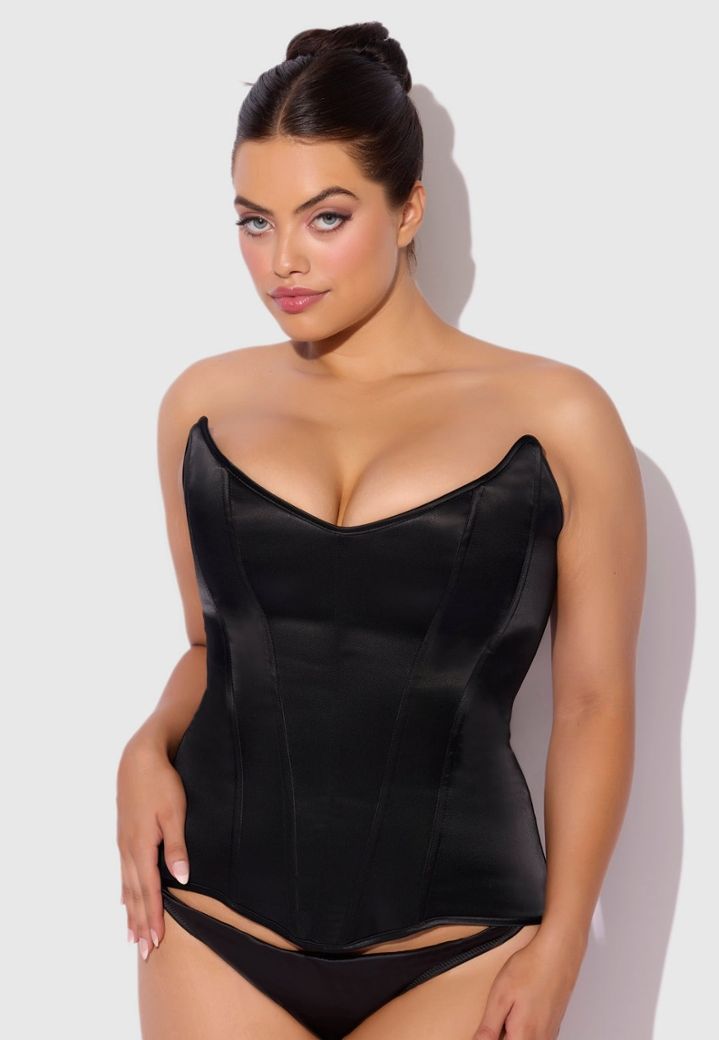 Juliet Satin corset - Timeless elegance and a sculpted silhouette