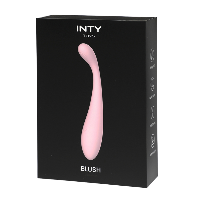 Vibrador blush cor-de-rosa: 10 vibrações potentes