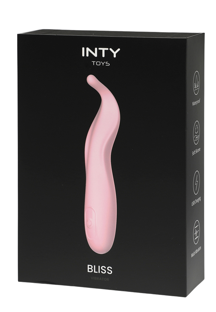 Stimolatore clitorideo rosa Bliss - 10 potenti vibrazioni
