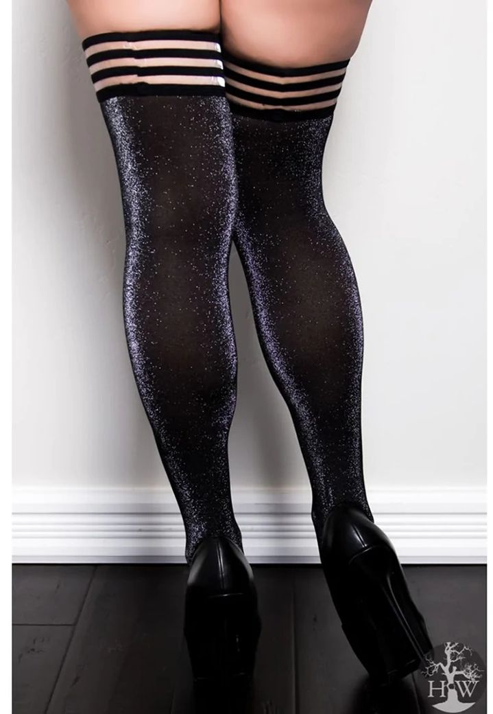 Brilho e suporte: Kylie hold ups, Satin Shine e Absolute Comfort