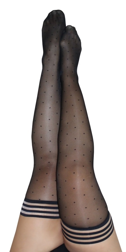 Encanto retro: Kix'ies polka dot hold ups, elegancia y sujeción sin igual