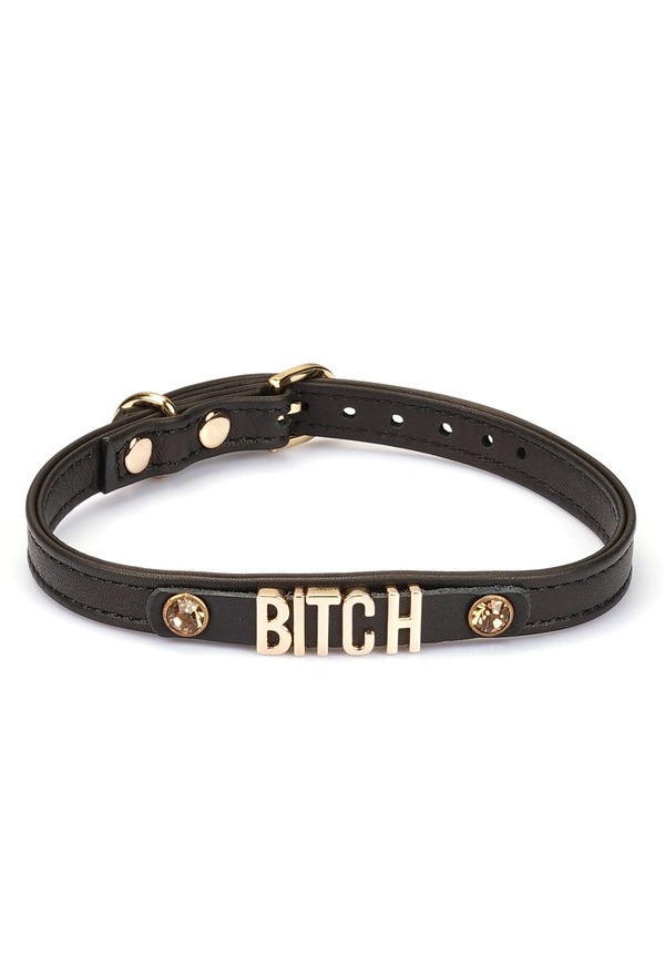 Bitch Italiaanse leren ketting