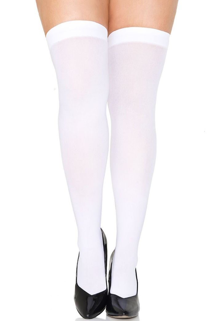 Selbstfixierende, blickdichte Strümpfe