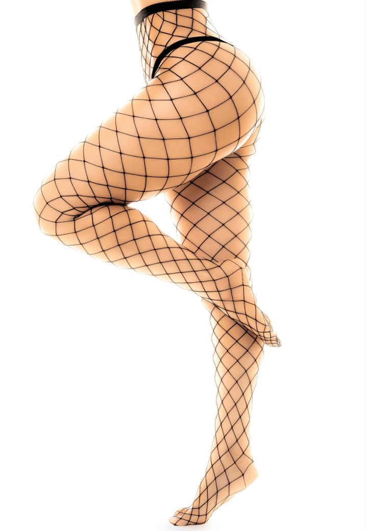 Netzstrumpfhose - Provokantes Design