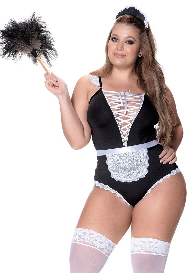 Disfraz de señora de la limpieza sexy