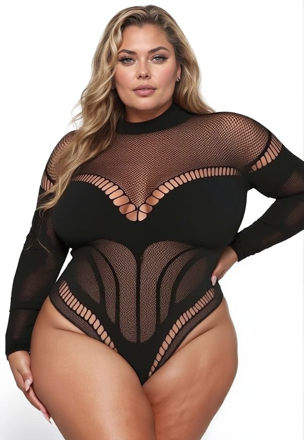 Body Dana Maille Bodystocking - Long Sleeves and Provocative
